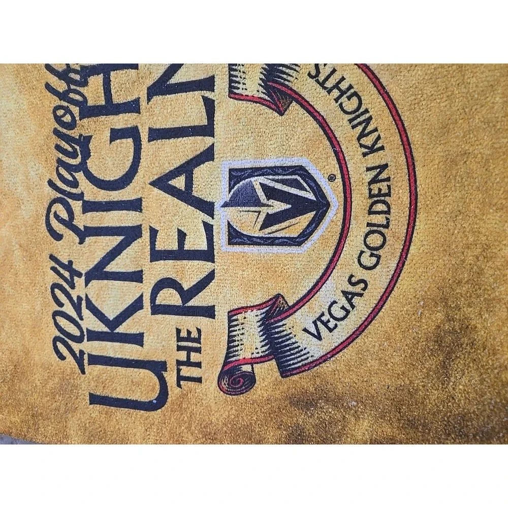 Vegas Golden Knights R1G6 Towel 5/3/24 Playoffs vs Dallas Stars SGA VGK NHL